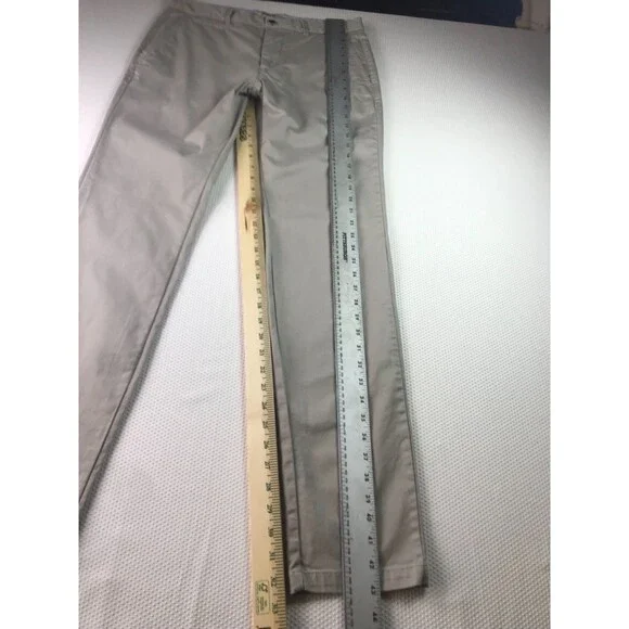 Perk Straight Slim Fit Stretch Chino Pants Men’s 32 X 34 Beige Tab Khaki - Picture 4 of 15
